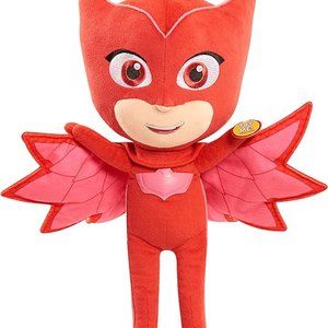 PJ Masks Sing & Talking Feature Plush, Owlette, Kid Toys for Ages 3 Up Just Play